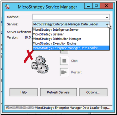 Configuring Enterprise Manager Data Loader Service