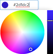 Badge background color selector