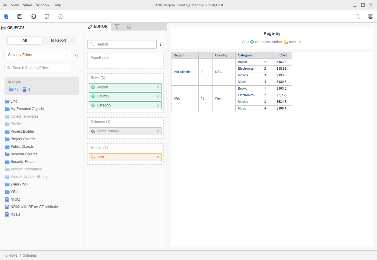 Create Security Filters Based on Relational Sources for Live and In ...