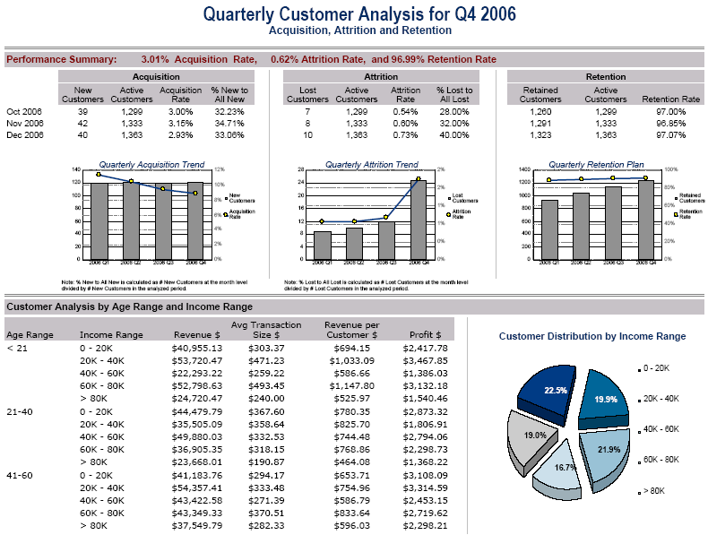 Dokument „Quarterly Customer Analysis“