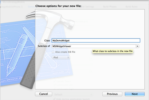 Create Basic Code for a Custom Widget in iOS