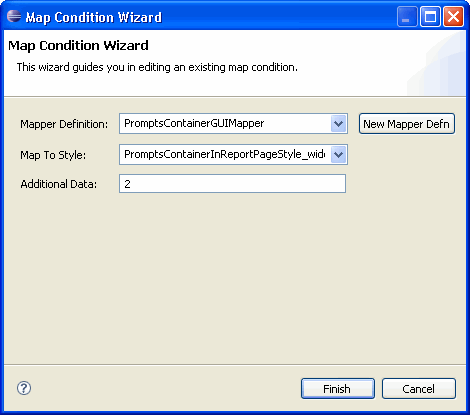 Map Condition Wizard (Edit)