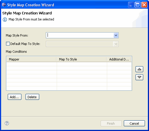 Style Map Creation Wizard