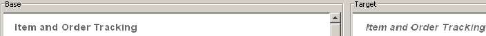 Granularity example: base