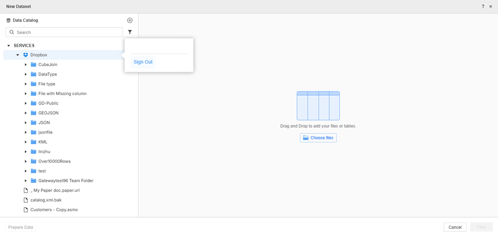 Import Data from a Dropbox File