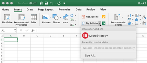 My Add-ins in Office on Mac