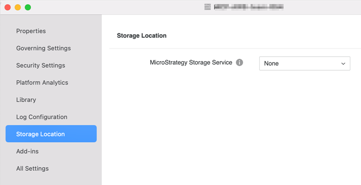 Microstrategy Auto Bot Icon Konfigurieren Sie MicroStrategy Storage Service für Auto Bots